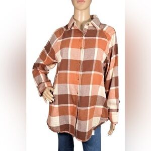 RIP CURL Juniors Pacific Dreams Cotton Flannel Shirt